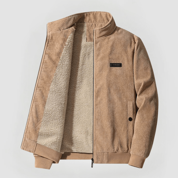 Derran -  Corduroy Jacket with Fleece Lining