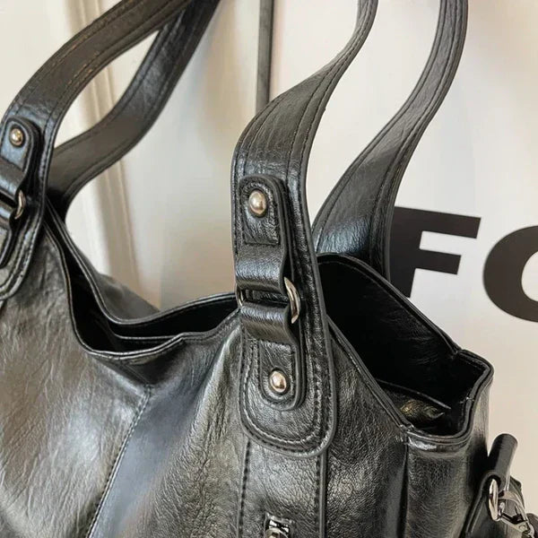 Sac fourre-tout en cuir raffiné 