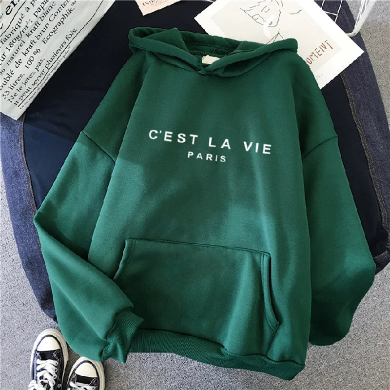 C'est La Vie Hoodie - Different colors