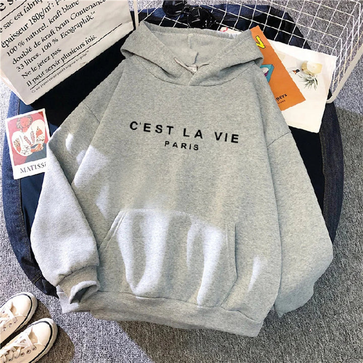 C'est La Vie Hoodie - Different colors