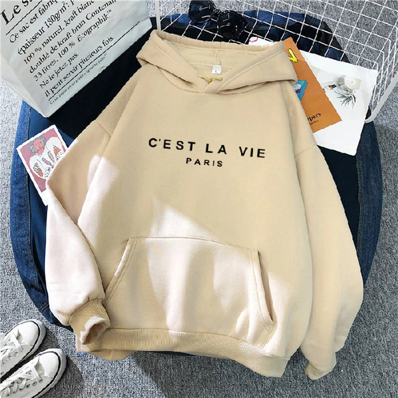 C'est La Vie Hoodie - Different colors