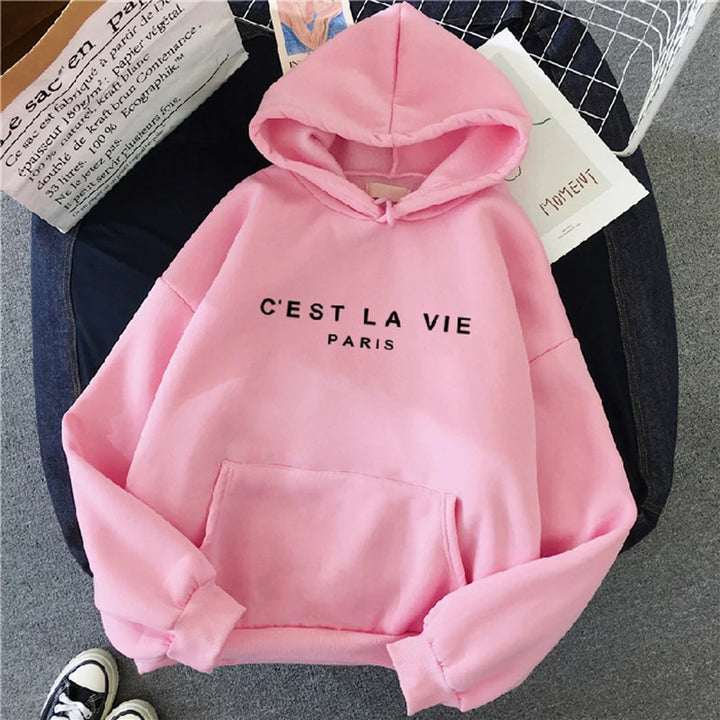 C'est La Vie Hoodie - Different colors