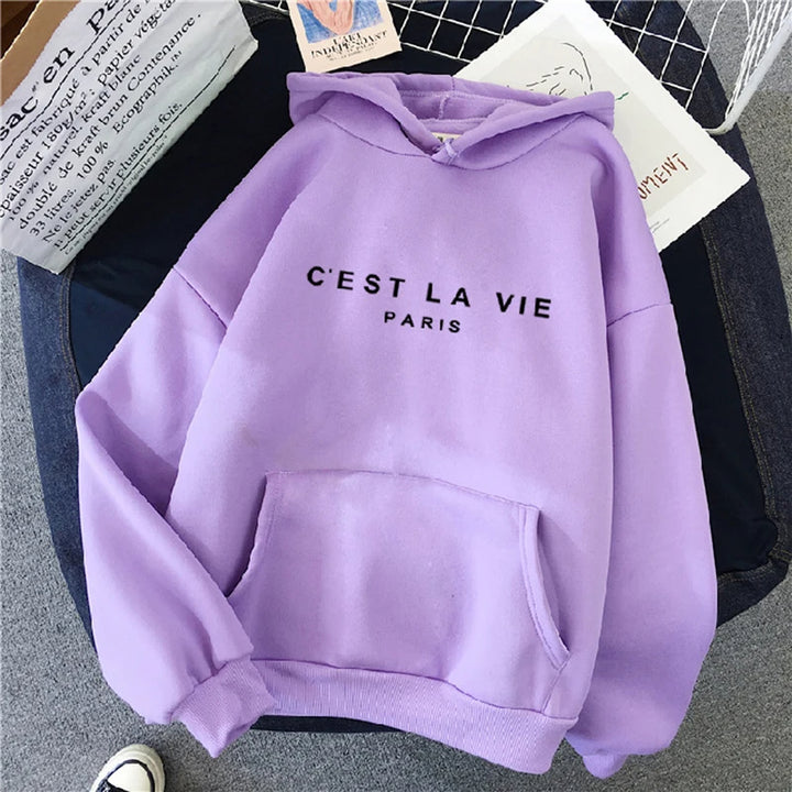 C'est La Vie Hoodie - Different colors