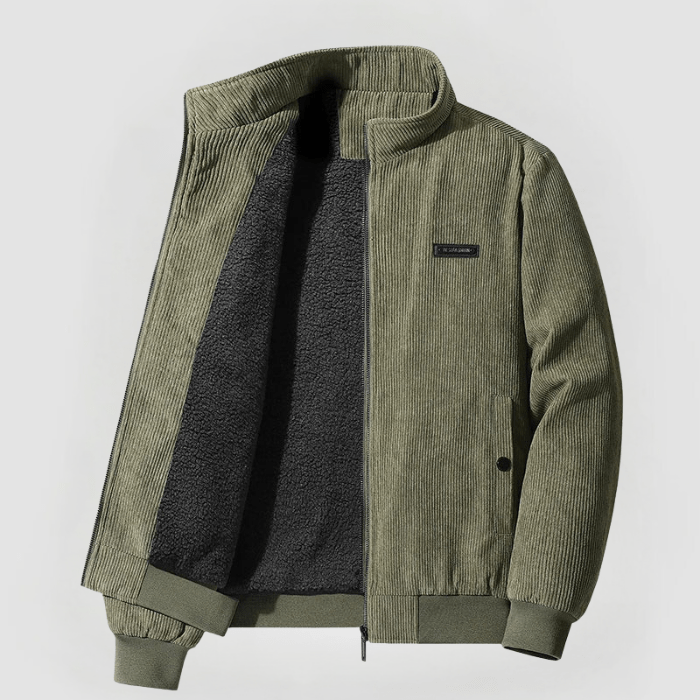 Derran -  Corduroy Jacket with Fleece Lining