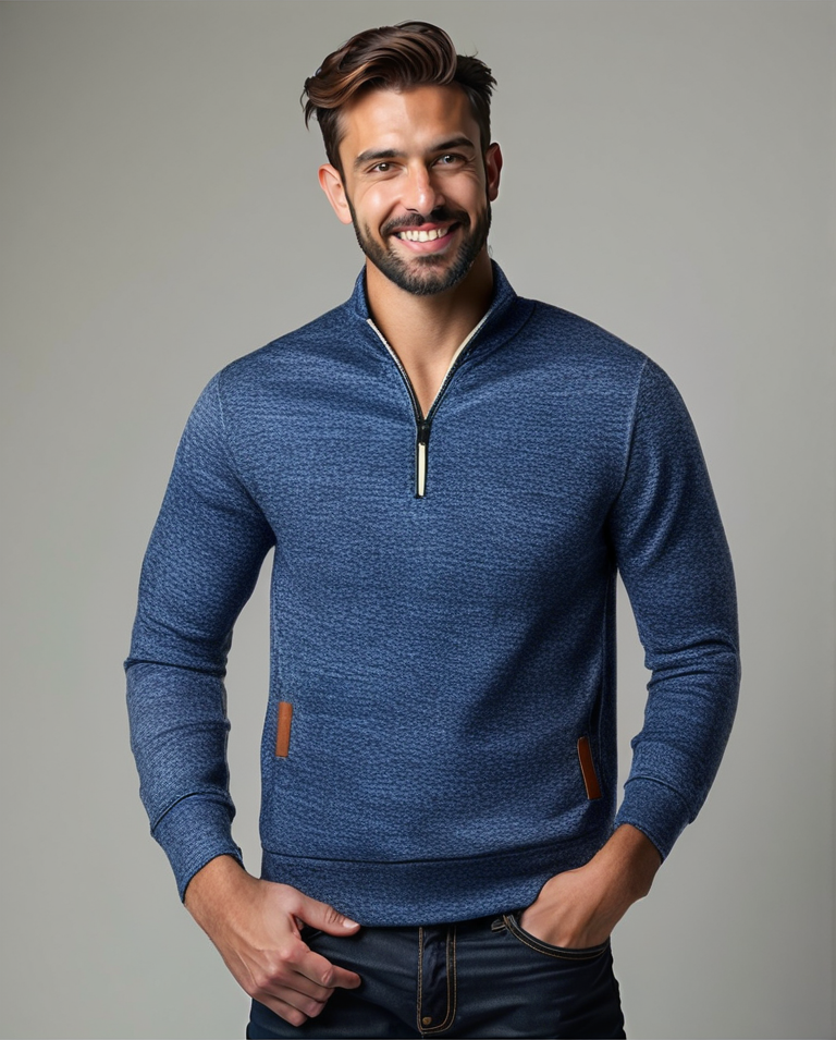 Daniel - Essential Half Zip Sweatshirt