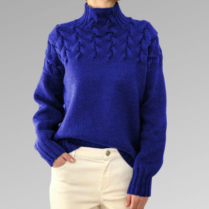 Talia - Knitted High-Neck Jumper