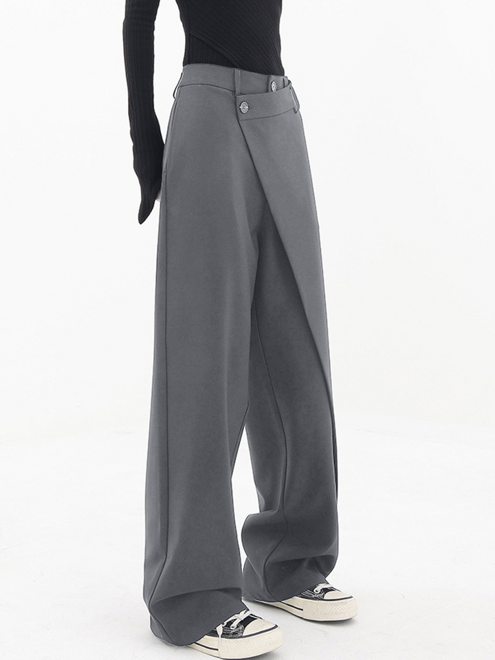 Avery - Pantalon large asymétrique