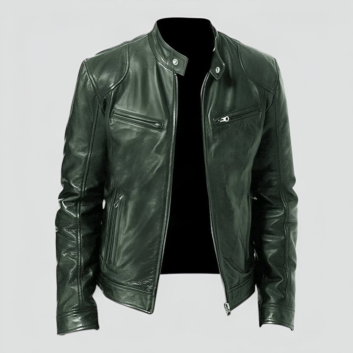 Roger™ | Versatile & Elegant Leather Jacket