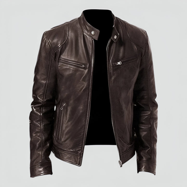 Roger™ | Versatile & Elegant Leather Jacket