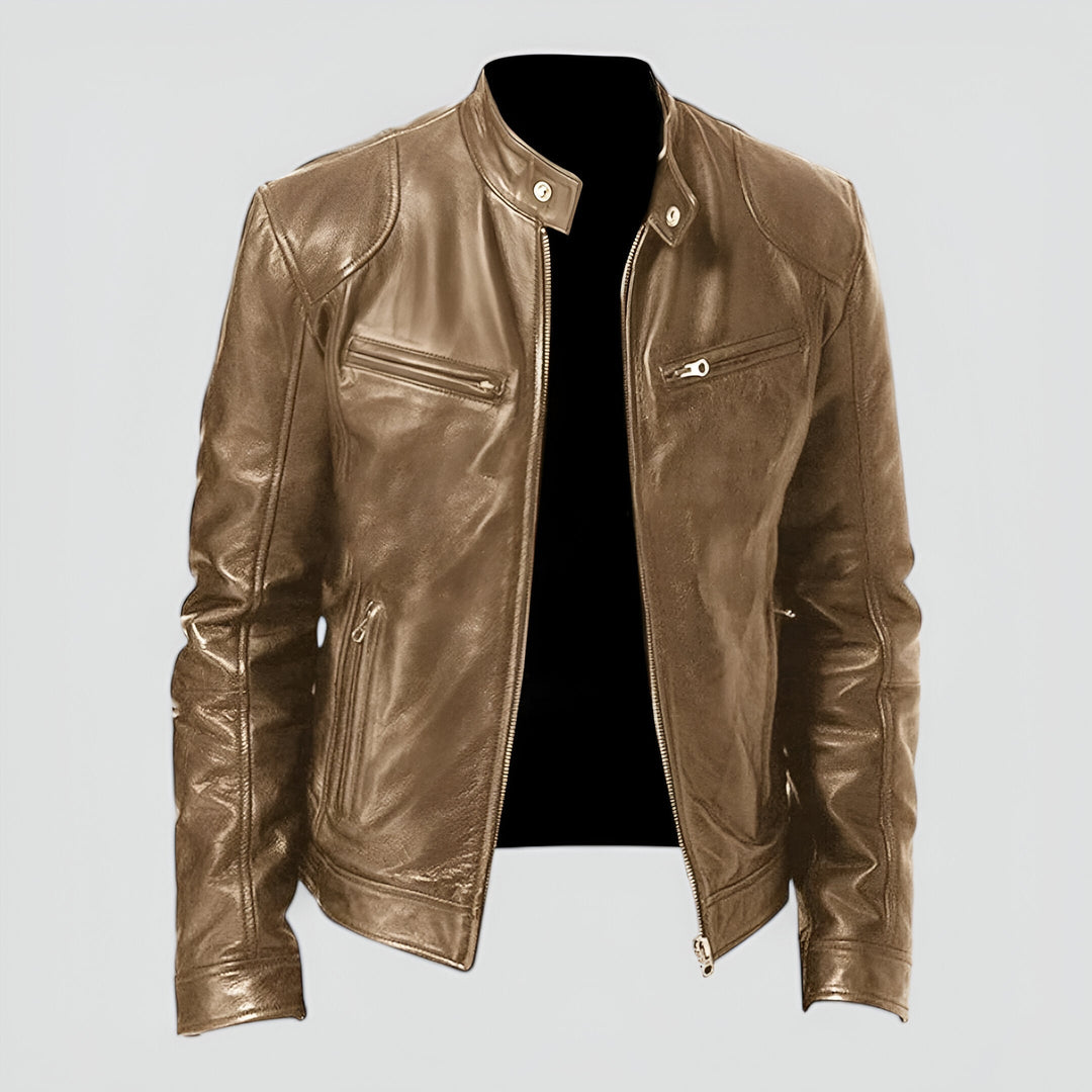 Roger™ | Versatile & Elegant Leather Jacket