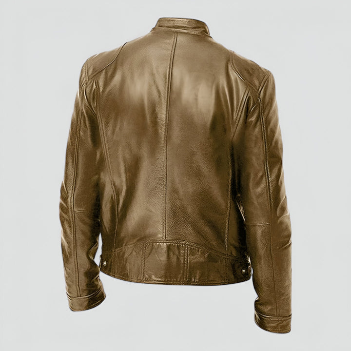 Roger™ | Versatile & Elegant Leather Jacket