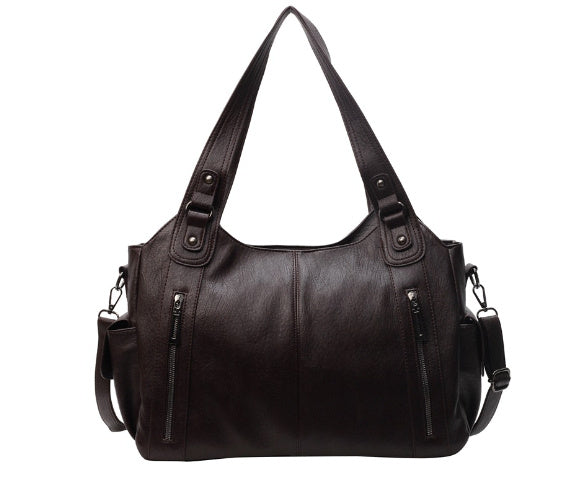 Refined Leather Tote