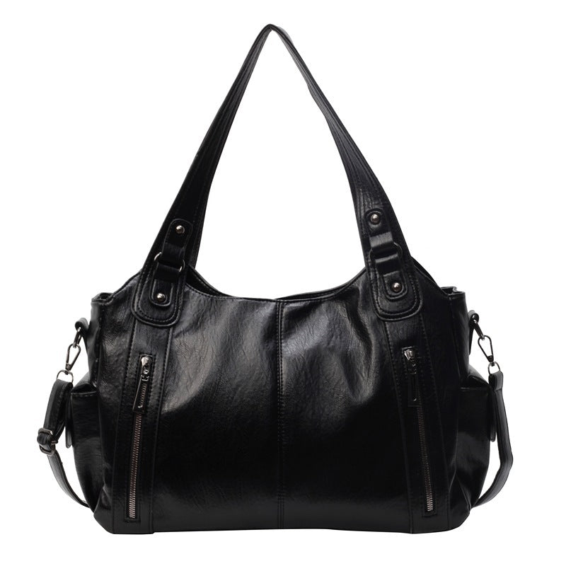 Refined Leather Tote