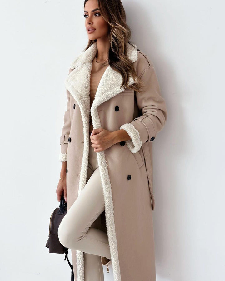 Beatrice - Borg Collar Long Coat