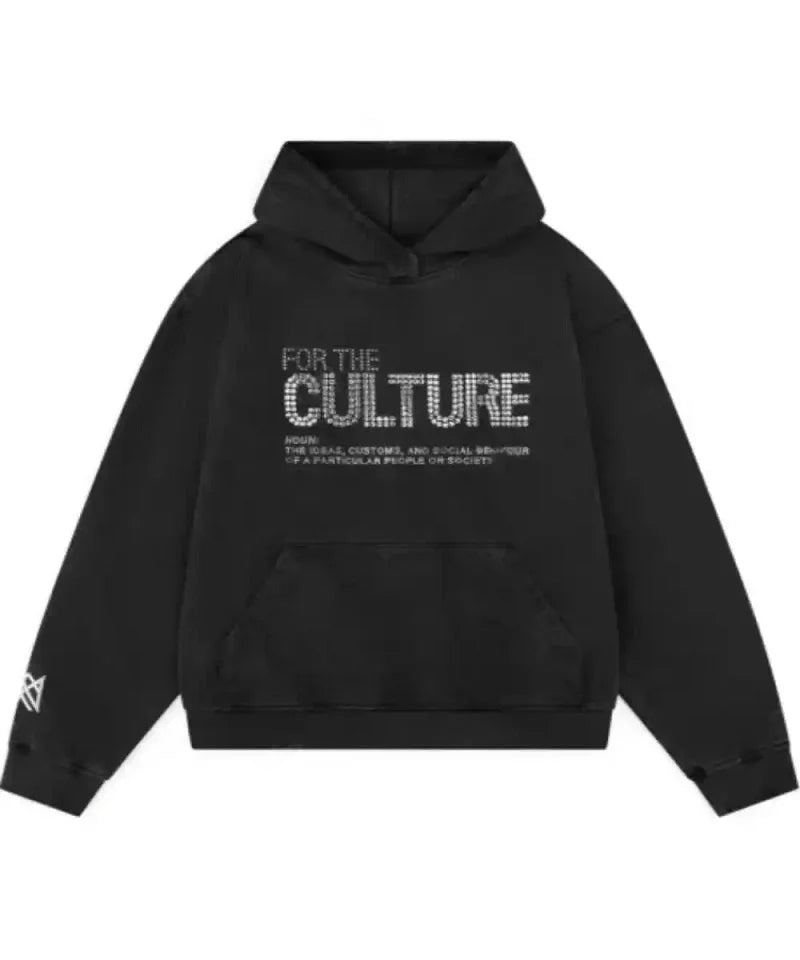 For The Culture Hoodie - Blue, Grey and Black