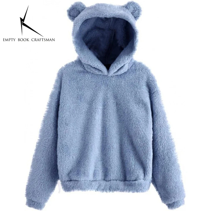 Warm Hoodie with Ears - Different colors