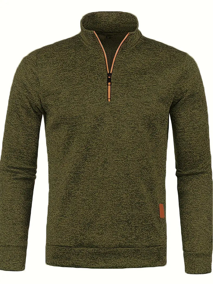 Daniel - Sweat-shirt à demi-zip essentiel