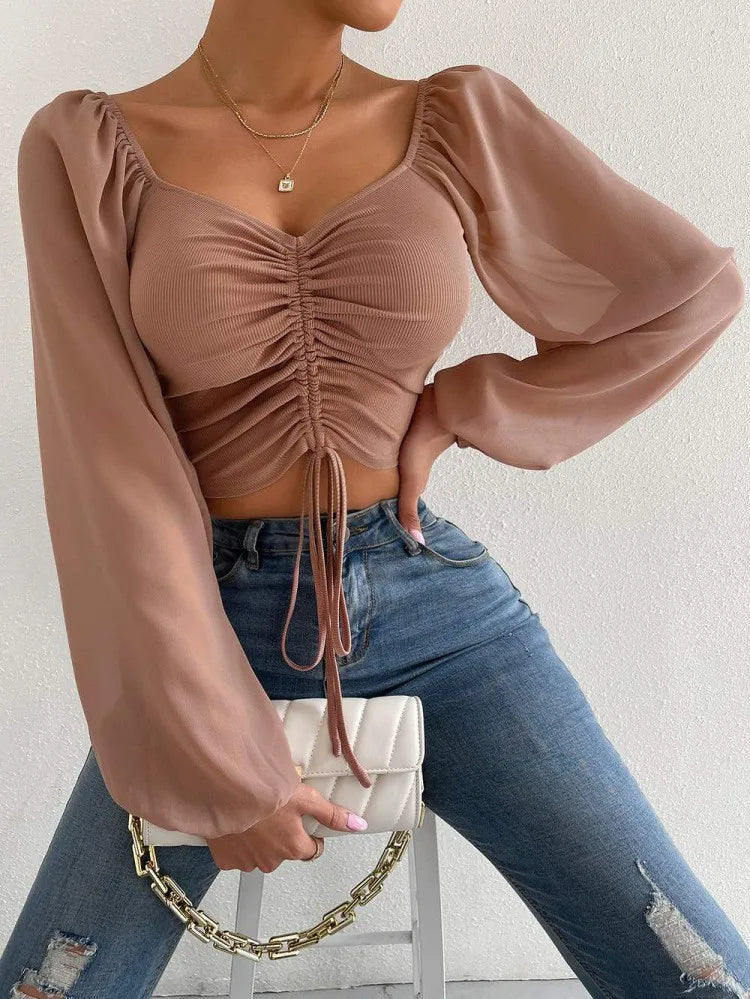 Sexy Top Drawstring - Different colors