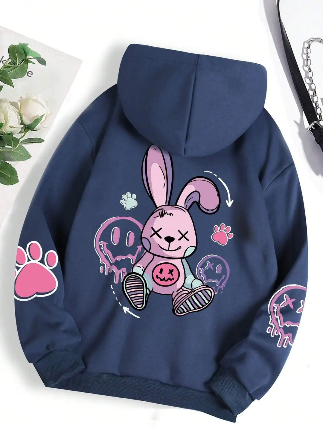 Casual Bunny Hoodie - Different Colors