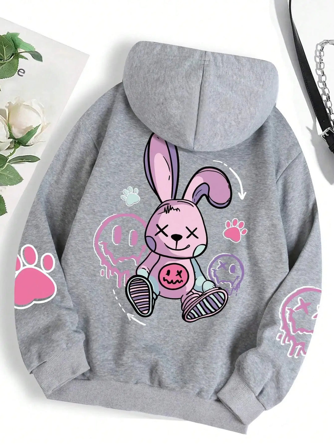 Casual Bunny Hoodie - Different Colors