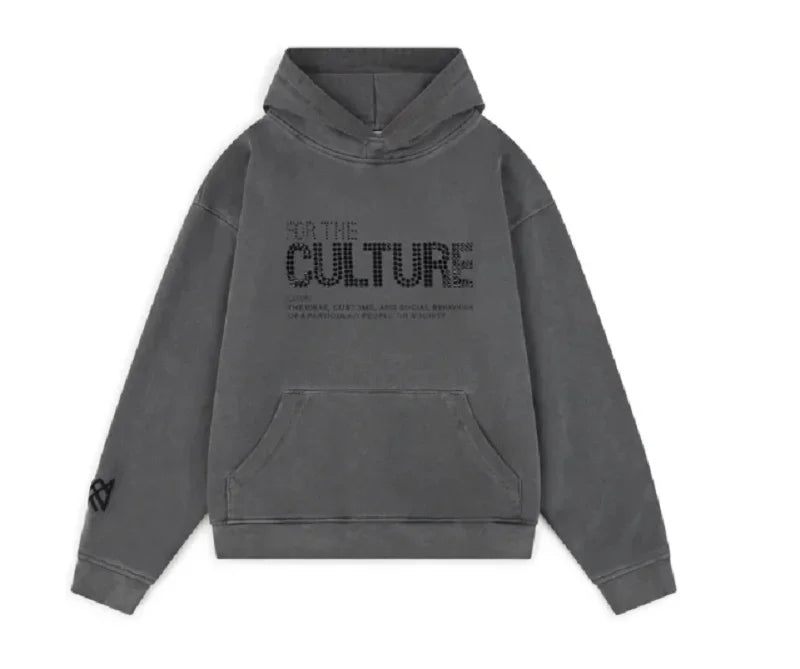 For The Culture Hoodie - Blue, Grey and Black