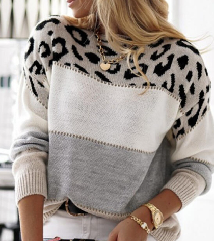 Skye - Printed Knit Jumper