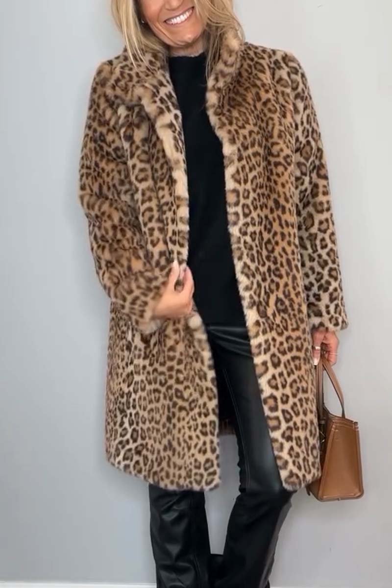 Daisy - Leopard Print Coat