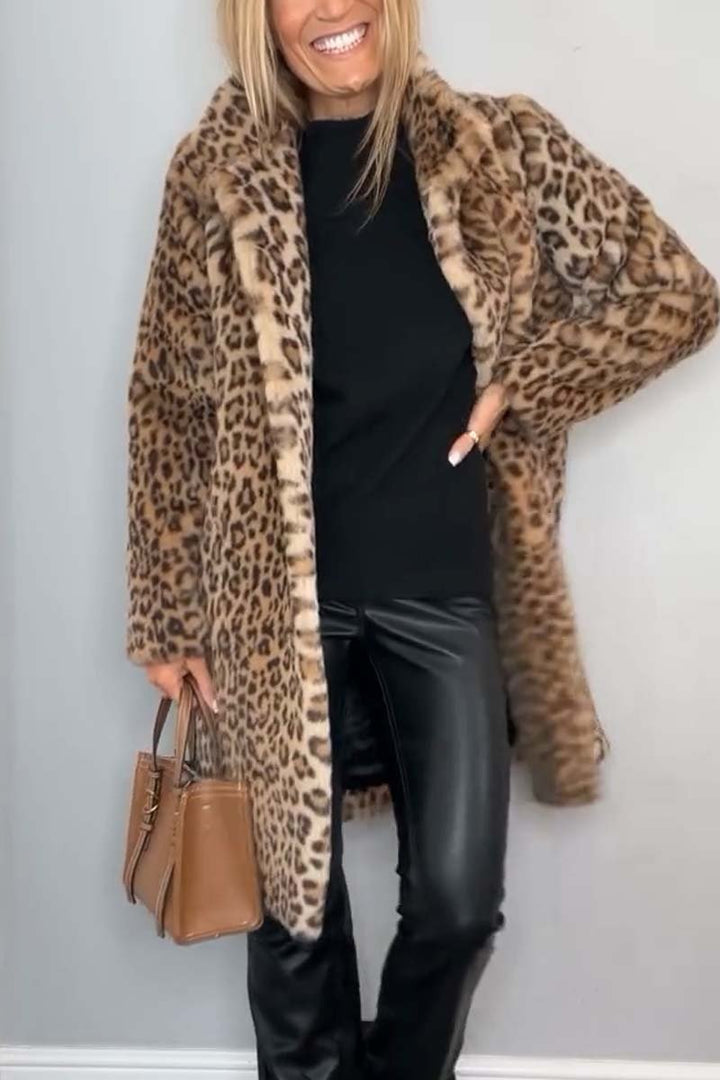 Daisy - Leopard Print Coat