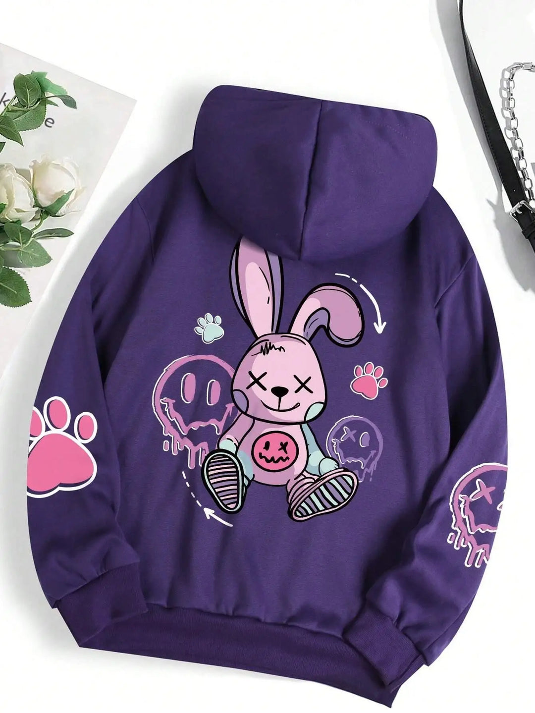 Casual Bunny Hoodie - Different Colors