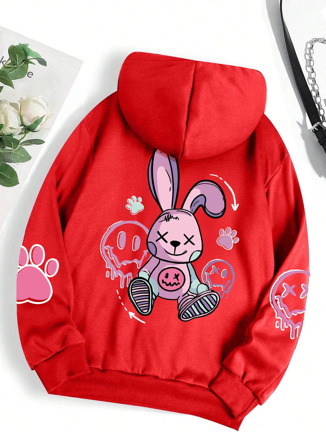 Casual Bunny Hoodie - Different Colors