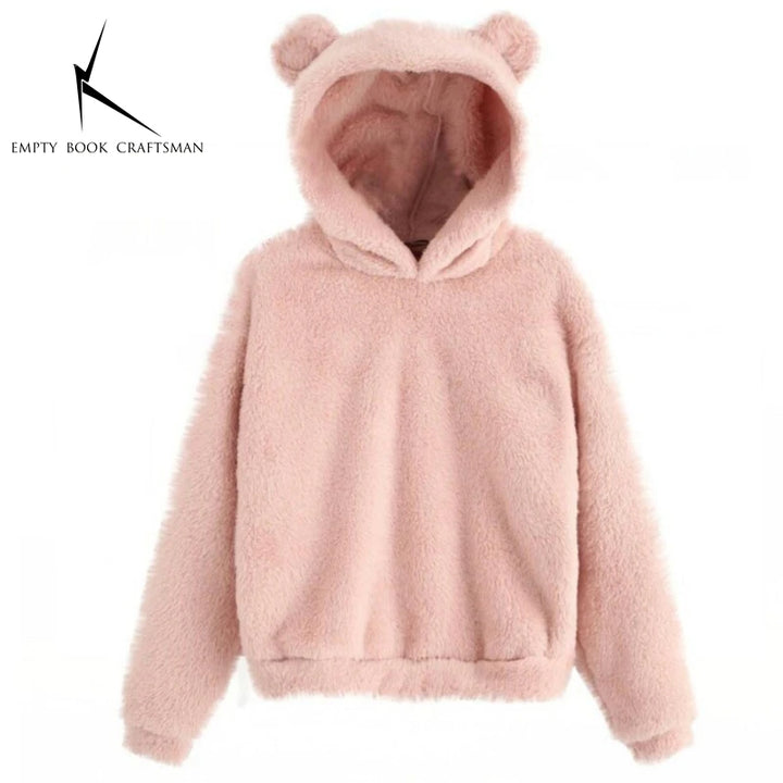 Warm Hoodie with Ears - Different colors