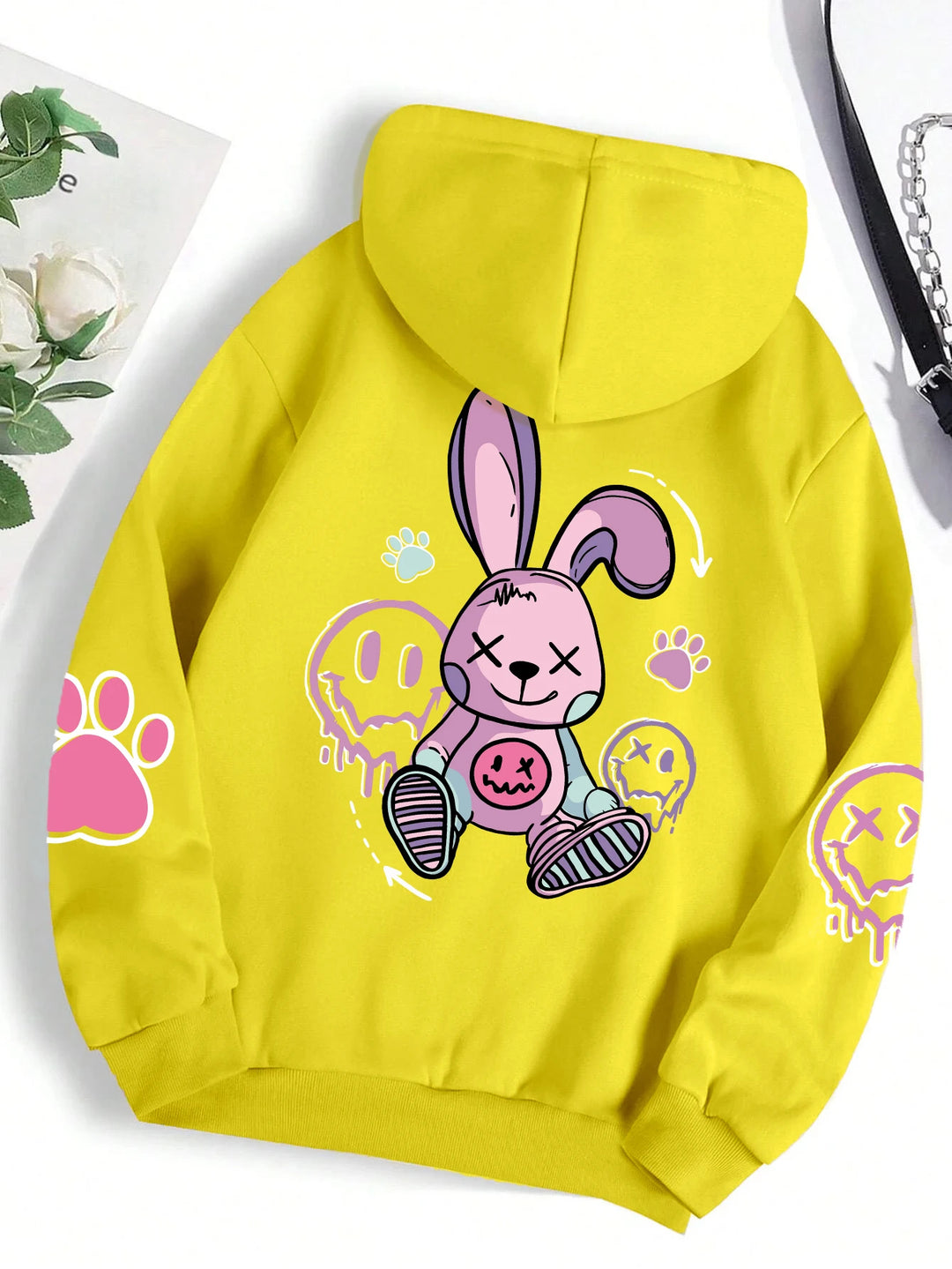 Casual Bunny Hoodie - Different Colors